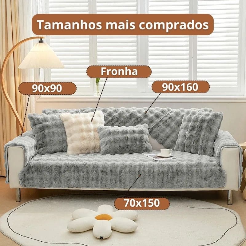 protetor de sofá impermeável 2 e 3 lugares, capa para sofa, capa para sofá 2 e 3 lugares