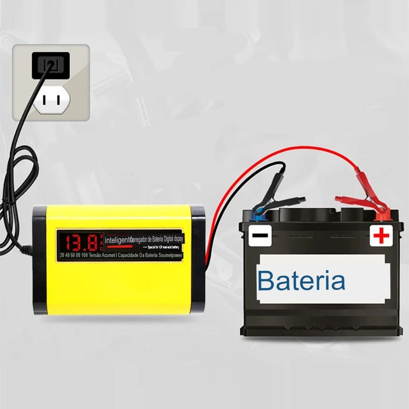carregador de bateria veicular, carregador de bateria de carro portátil, carregador de bateria automotivo