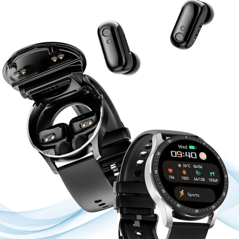 SmartWatch Original Fitness Digital X7- Smartwatch TWS 2 e 1 fone ouvido TestengSport