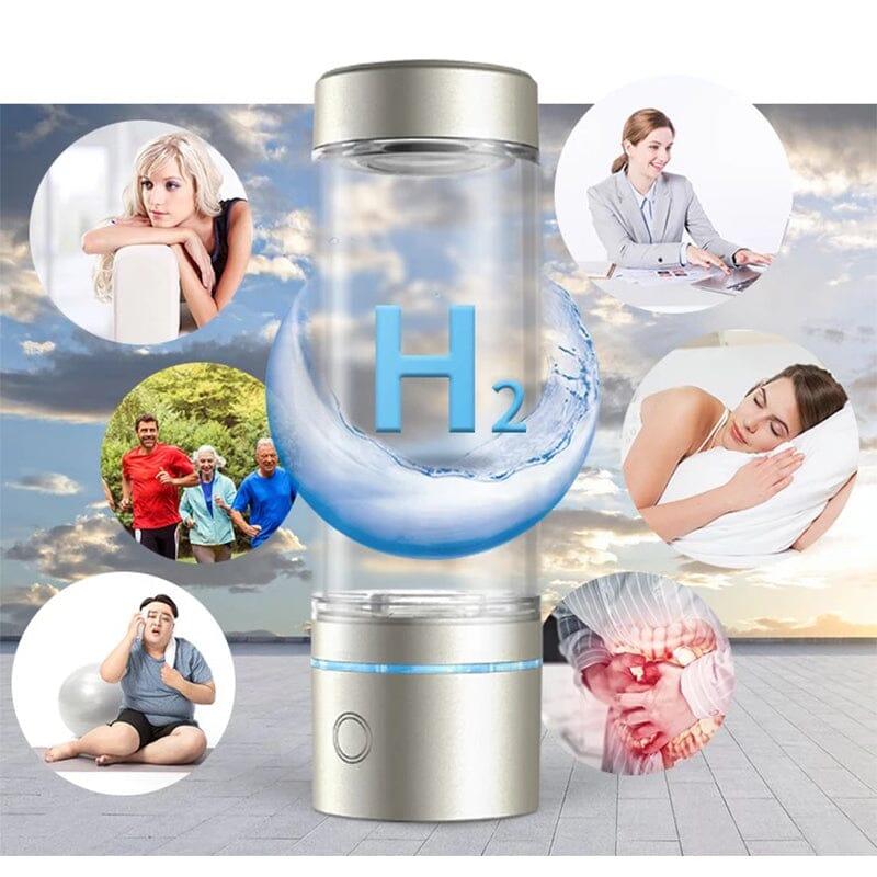 Garrafa de Água hidrogenada - Hydrogen Bottle Gerador Hidrogênio- saúde e beleza 01 Loja Maria Clara 